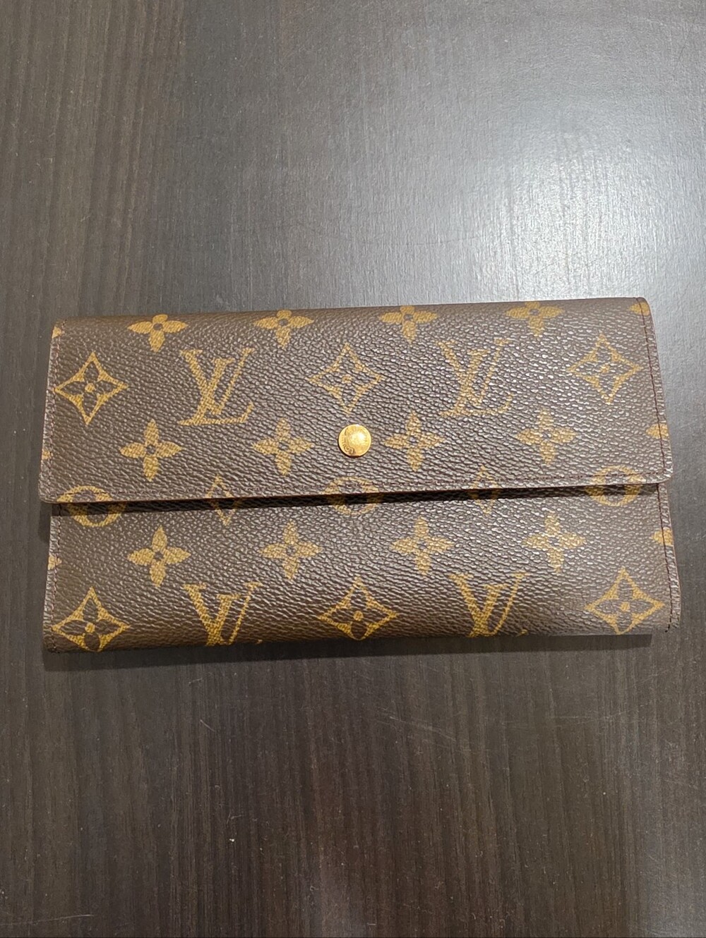 Authentic Louis Vuitton Monogram Porte Tresor International Wallet